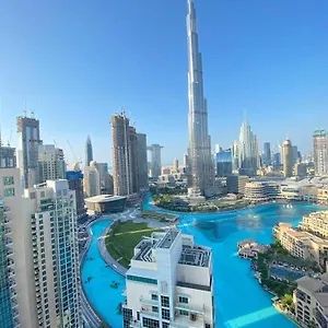 Апартаменты Durrani Homes - Luxury Living Besides Panoramic Fountain And Burj Khalifa View- Burj Khalifa Fireworks Дубай